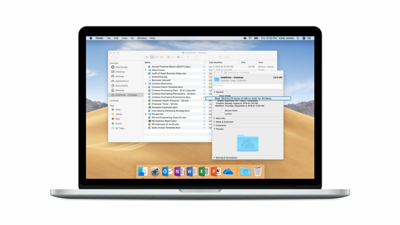 use onedrive for business mac